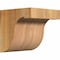 Ekena Millwork Del Monte Rough Sawn Corbel, Western Red Cedar, 6"W x 6"D x 6"H COR06X06X06DEL00RWR - alternate 1